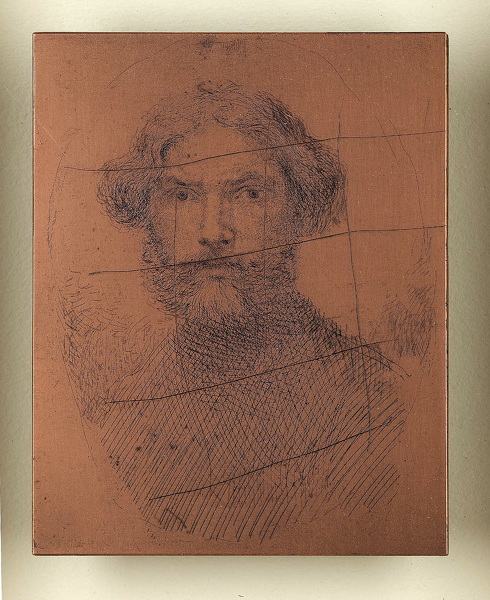 Artist Augustus John (1878 - 1961): Portrait of the Artist, 1902-06