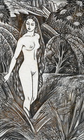 Artist John Buckland Wright: Standing Nude